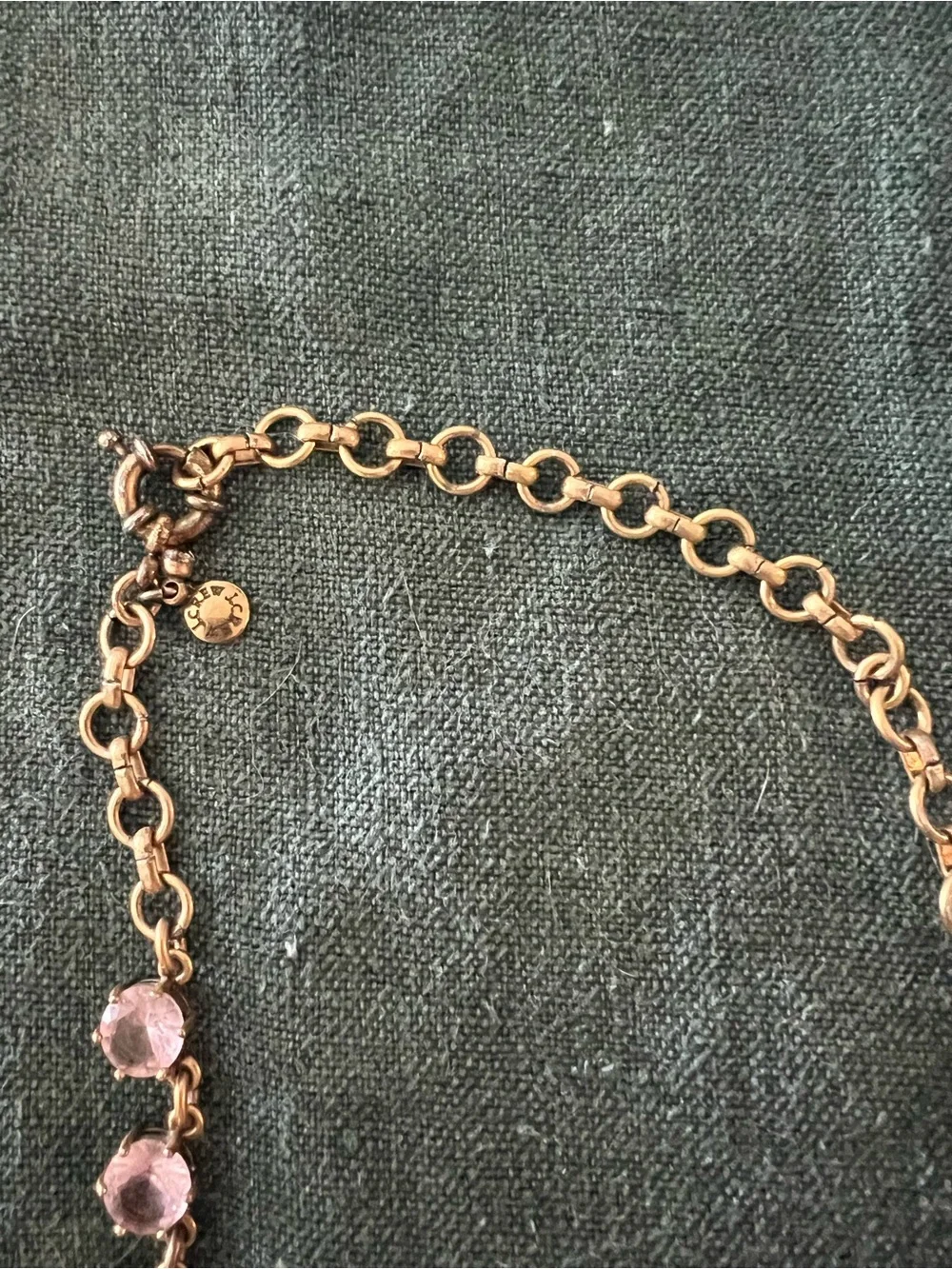 Vintage J.Crew Floral Bib Necklace